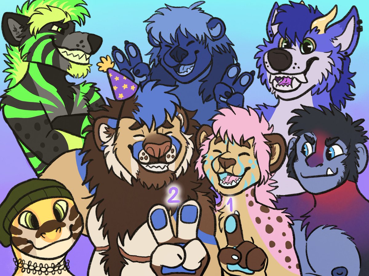 IT’S MY BIRTHDAY!! WHOO!! 

I’m 21 and tomorrow I’m headed to California for the week to celebrate it with my partner and friends!! I’m so so sO fuckin stoked and couldn’t ask for a better way to spend a milestone birthday!! yIPPEEEE!! 🦁🌟💙🎉