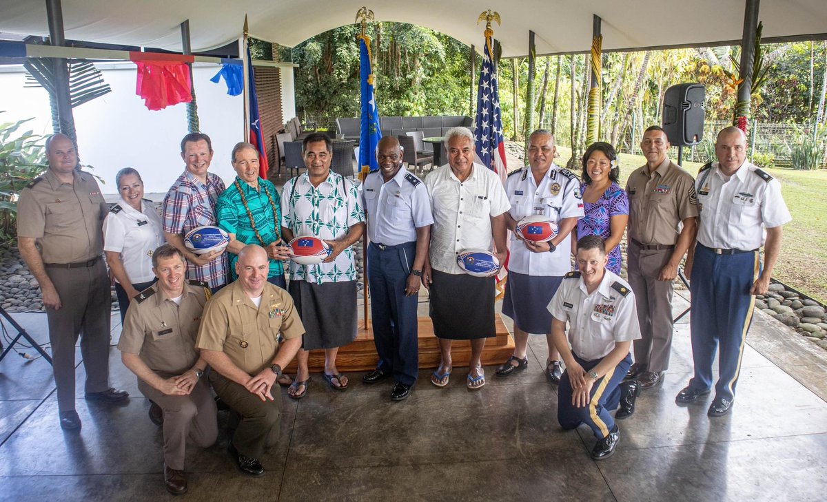 The Nevada National Guard entered its third partnership through the National Guard Bureau’s State Partnership Program yesterday with the Government of Samoa. This is the NVNG’s third state partner, each nation in the South Pacific (Tonga and Fiji being the others). #SPP30