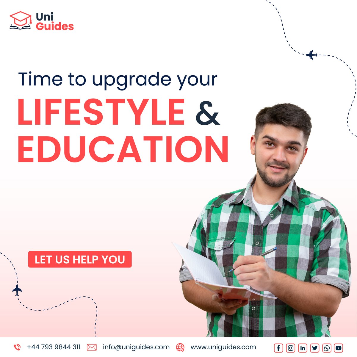 Time to level up your lifestyle and education! Unlock new possibilities and embrace a brighter future. 🚀

𝐅𝐨𝐫 𝐦𝐨𝐫𝐞 𝐢𝐧𝐟𝐨𝐫𝐦𝐚𝐭𝐢𝐨𝐧:
☎ +44 7939 844311
#UniGuidesUK #StudyinCanada #DreamDestination #UniGuides #CanadianEducation #EndlessOpportunities