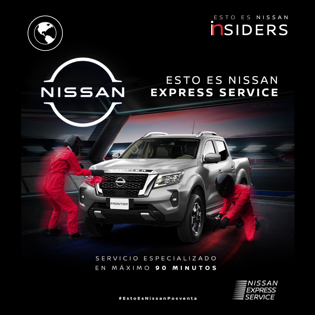 Nissan Express Service es un servicio con personal altamente capacitado y herramientas especializadas, donde la comodidad y la calidad no pueden faltar, brindando tranquilidad, excelencia y velocidad en el servicio que supera las expectativas de los clientes. 🤩 
#NissanInsiders