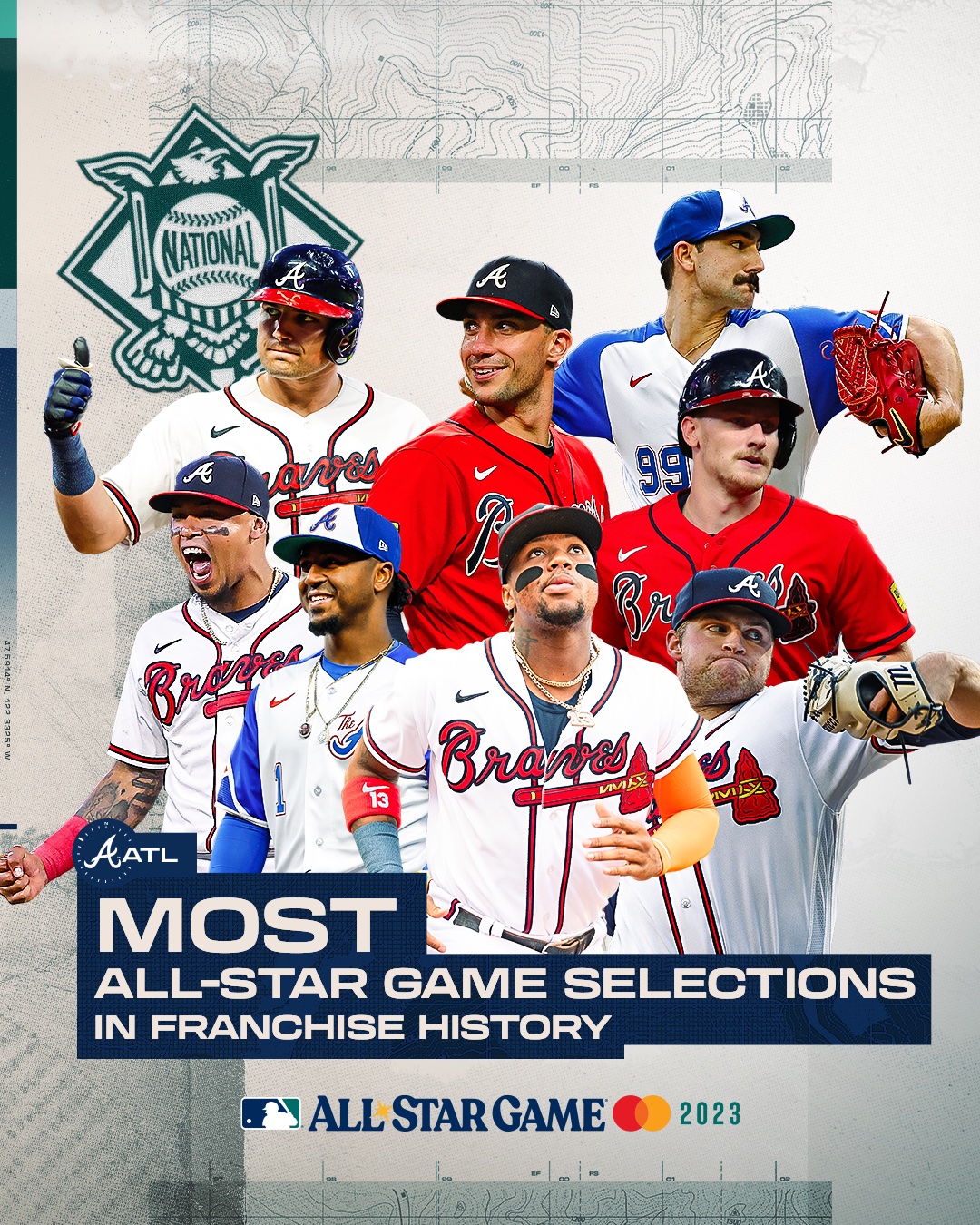 Atlanta Braves how many All Stars 2023