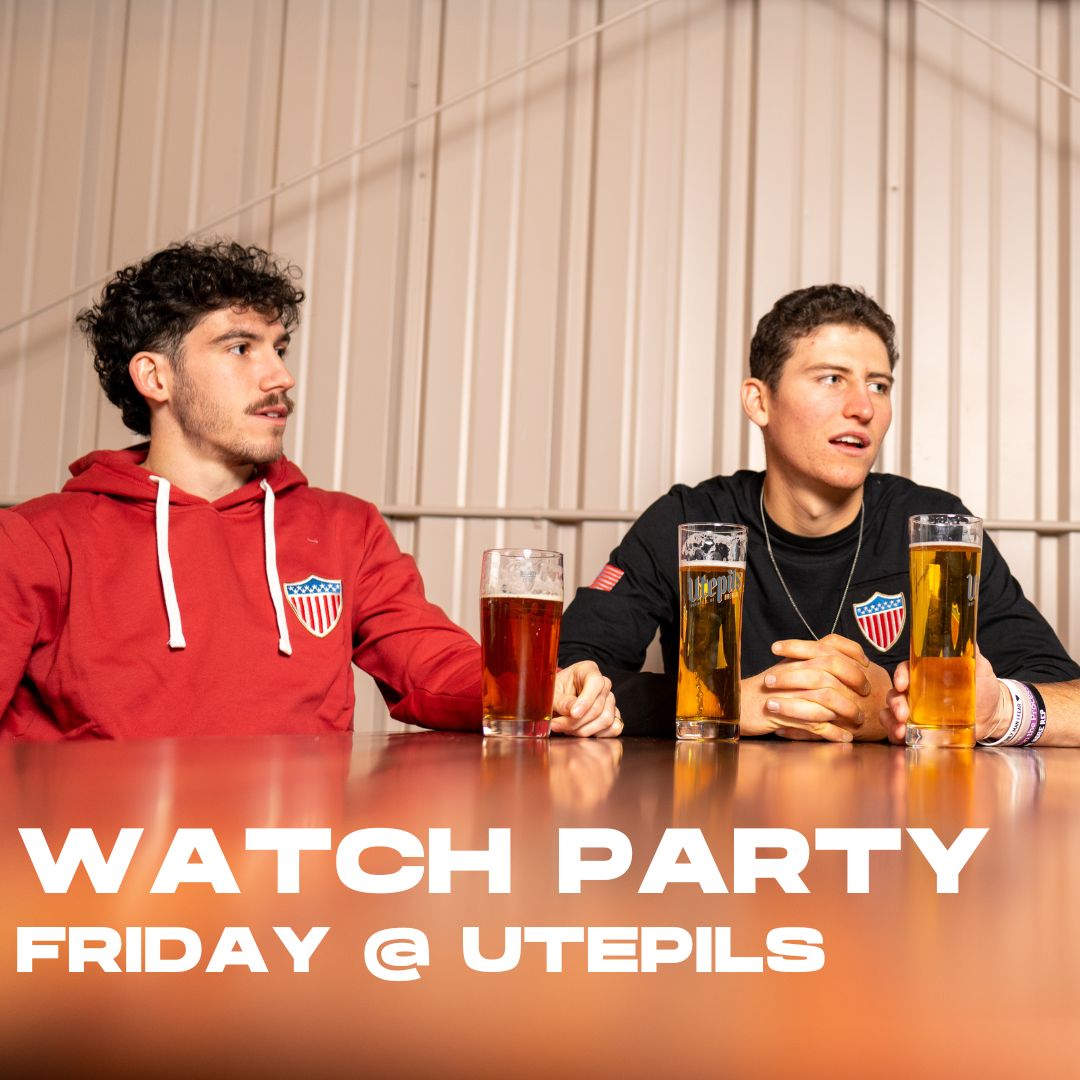 Join us tomorrow at @UtepilsBrewing to watch the boys as they take on Thunder Bay Chill. PLUS! Utepils will donate $1 per pint to the club, so get out there 🍻
