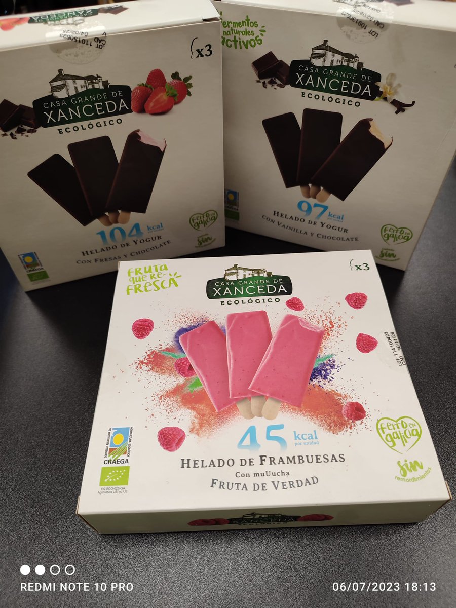 Gaia_ElBerron's tweet photo. Reposición de helados @xanceda
Y viene con dos novedades:
✓ Helado de frambuesa (45 kcal 🙂)
✓Helado de yogur con café
Solo queda que los disfrutéis
#gaia #elberron #siero #asturias #ecologico #artesano #regalos #detalles #helados #xanceda https://t.co/Bjdf7Jq9hS