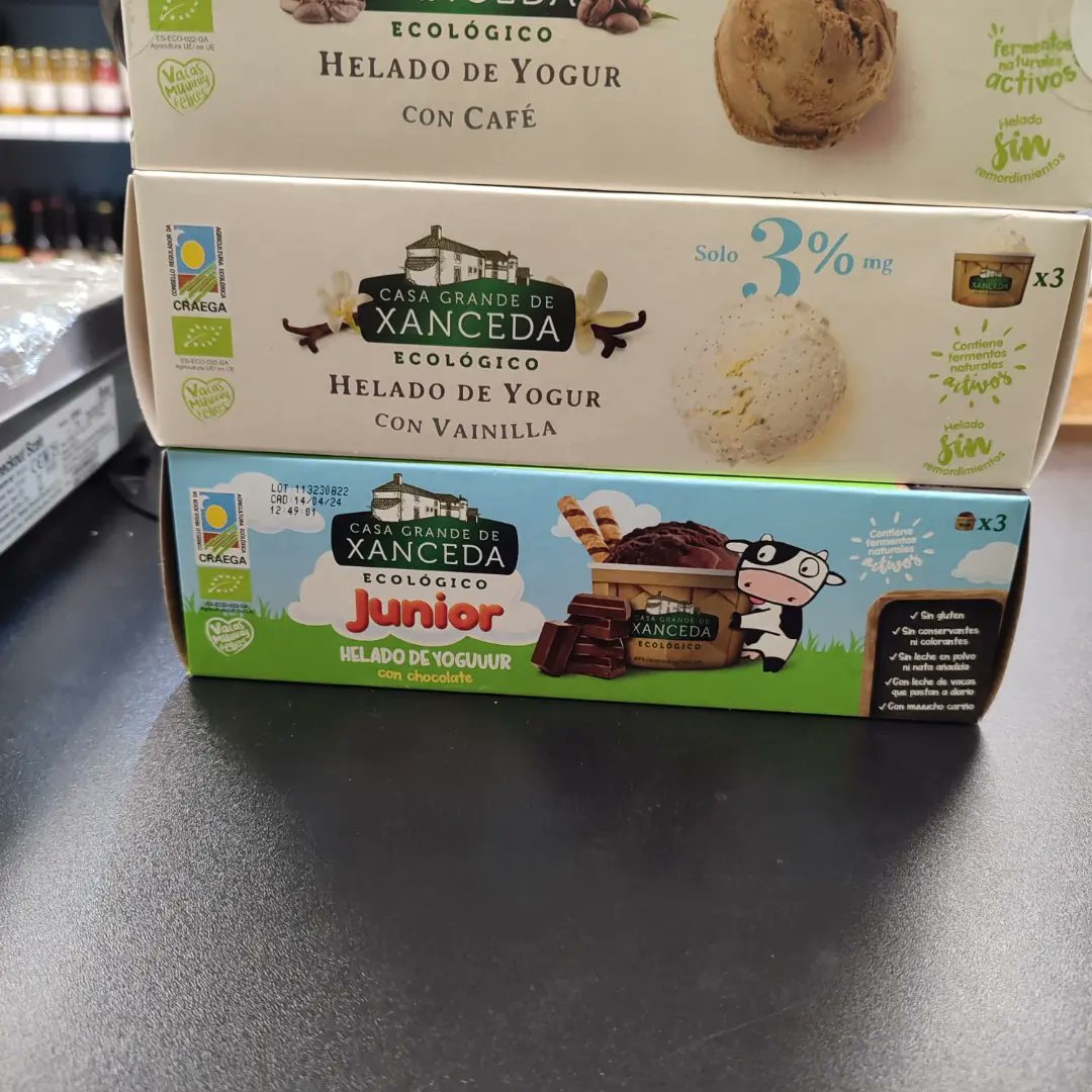 Gaia_ElBerron's tweet photo. Reposición de helados @xanceda
Y viene con dos novedades:
✓ Helado de frambuesa (45 kcal 🙂)
✓Helado de yogur con café
Solo queda que los disfrutéis
#gaia #elberron #siero #asturias #ecologico #artesano #regalos #detalles #helados #xanceda https://t.co/Bjdf7Jq9hS