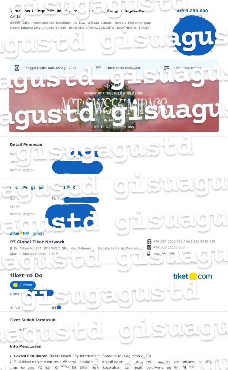 gisugagustD's tweet photo. ꒰ help rt ♡ ꒱ 
WTS TXT : ACT SWEET MIRAGE in Jakarta

CAT 1A QN 64* (2 Tix sebelahan)
Alasan jual: mau upgrade ke vip

💸 Rp. 6.500.000 (sesuai harga yang aku bayar, no fee) 
✅ Full Payment
✅ Data Pribadi
✅ All Proof

dm for more ♡ 

wts wtt wtb txt world tour asm in jkt https://t.co/VfvecaxY7v