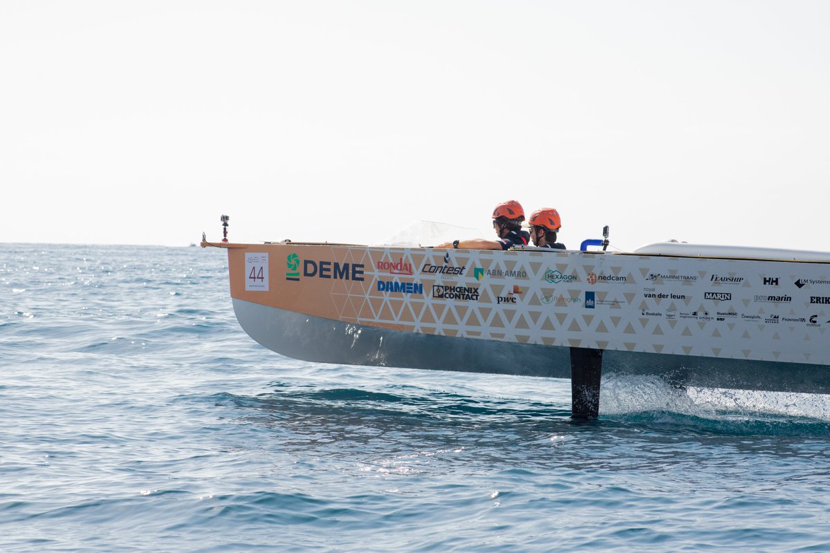RondalYachting's tweet photo. This weekend the TU Delft Hydro Motion Team starts at the World Championship at the Monaco Energy Boat Challenge!  Wishing them the best of luck winning all the three challenges (manoeuvrability, speed and endurance) this year. https://t.co/h72Zhmz9Bt