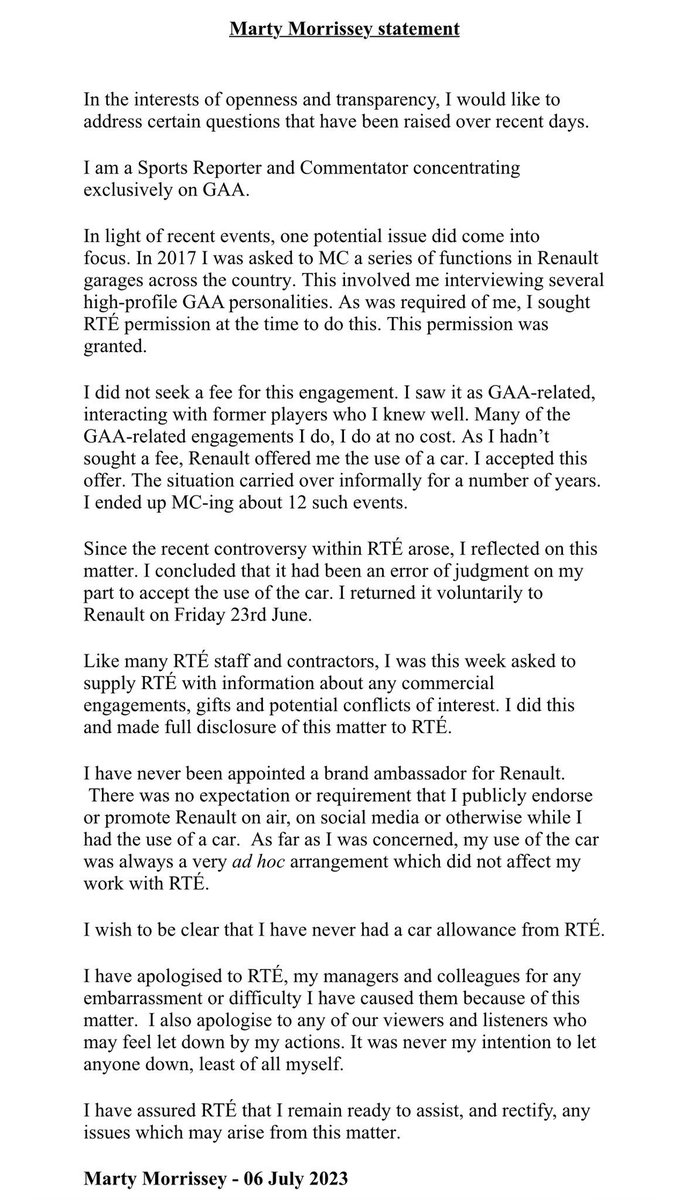 Joe Brolly tweet media