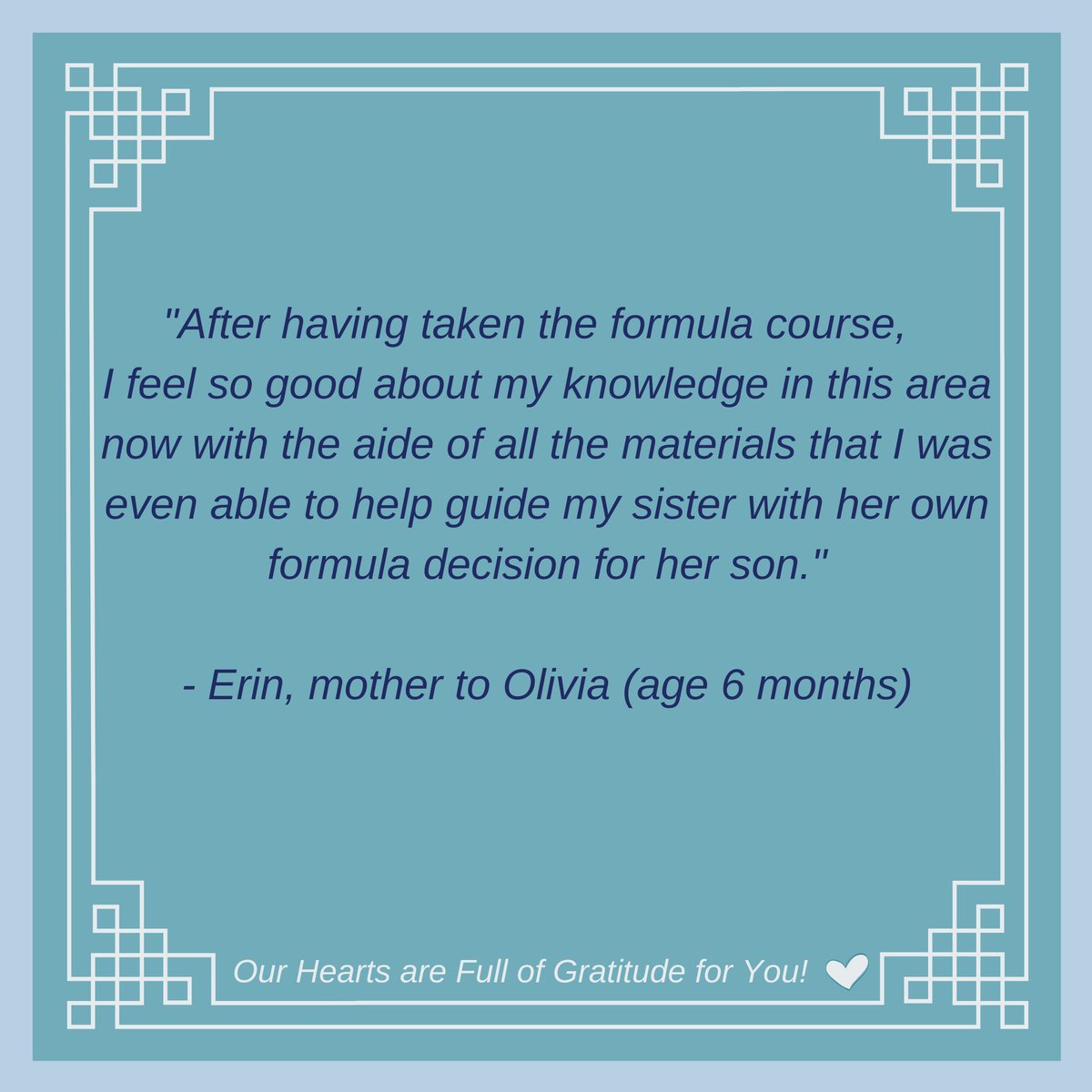 BabyFormExpert's tweet image. Dr. Young's amazing course will make you feel so confident that you will feel like an expert yourself! The right information, right away. No more black-hole internet searches. No more worry!

Learn more how Dr. Young can help babyformulaexpert.teachable.com/p/confidently-…