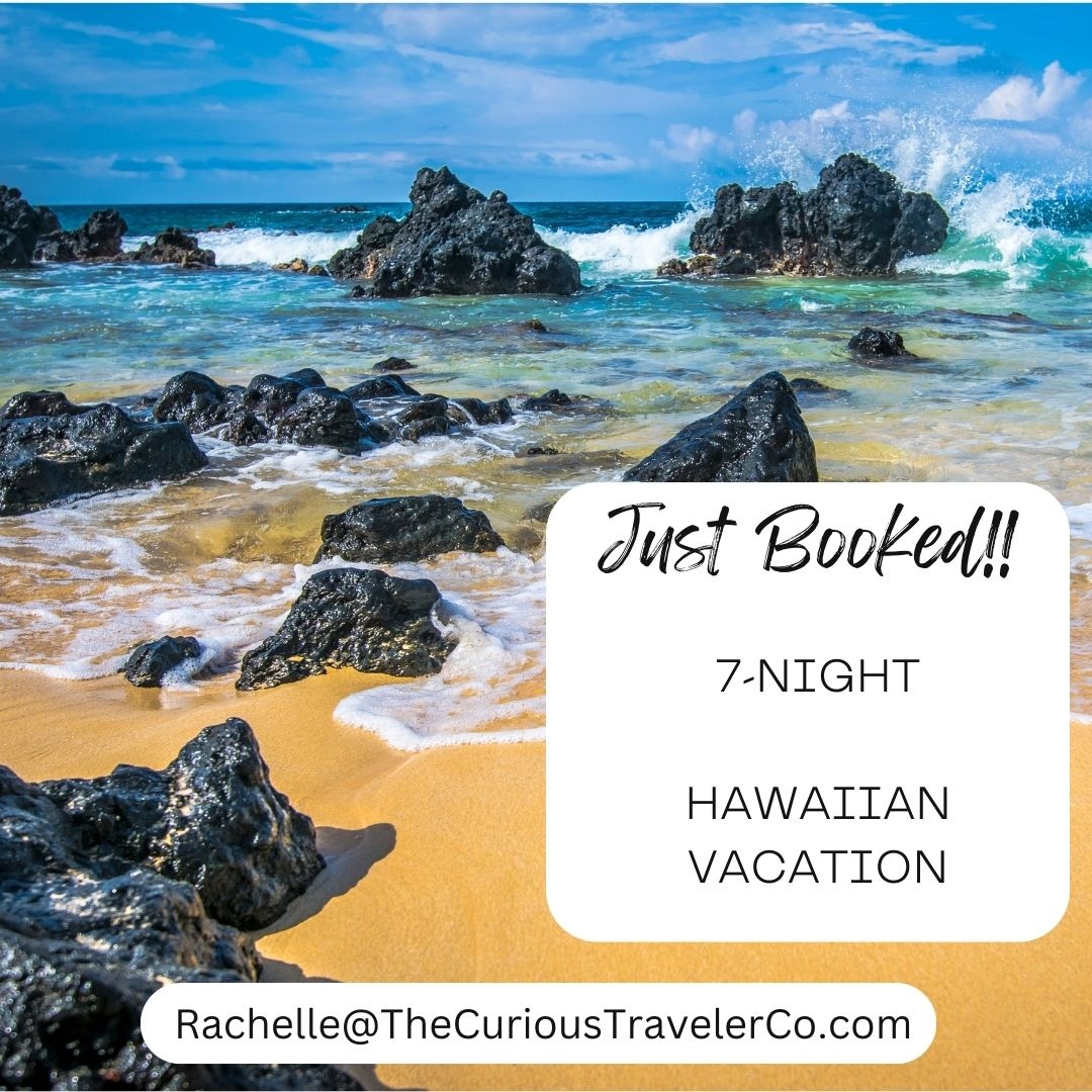 CuriousTravCo's tweet photo. Booked!! Choose The Curious Traveler Co for your Hawaiian adventure, and let us transport you to a world of aloha spirit, relaxation, and unforgettable memories. 🌴✈️

#CuriousTravelerCo #HawaiiGetaway #IslandParadise #UniqueExperiences #HawaiiVacation #Wanderlust #TravelMore https://t.co/0vNnZlZJGz