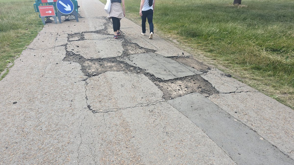 CaptFrazer's tweet image. Hi @CityCorpHeath the path by the running track was badly damaged by the large lorries a few days ago now. This is a real safety hazard for bikes, prams and users with sight/mobility issues. I hope this will be rectified quickly?