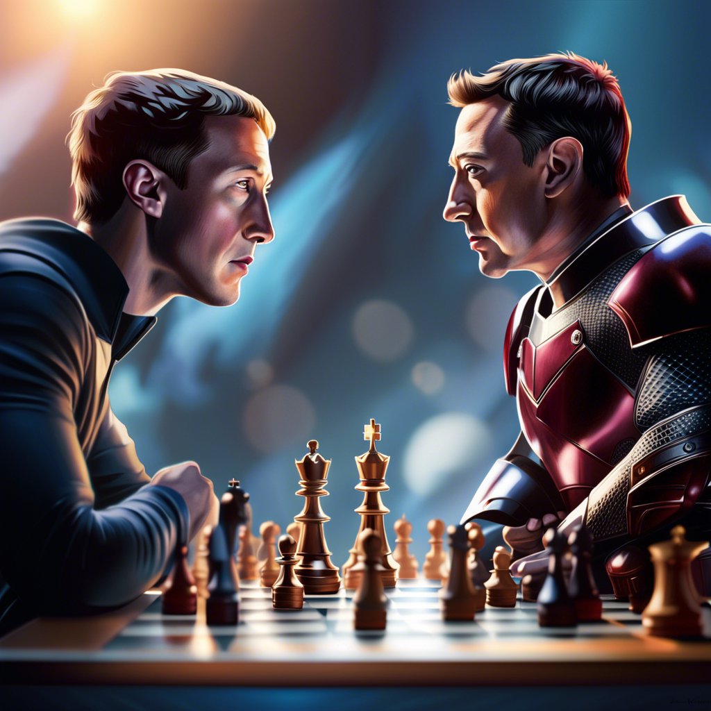 emplerai's tweet photo. It's your move! We can't wait, @elonmusk 

Prompt in ALT👇

#Twitter #Threads #TwittervsThreads #ElonMusk #markzukerberg #AIArtworks #aigenerated #prompt https://t.co/2TV0zmrneZ