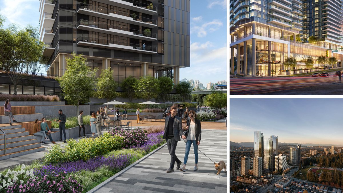 We’re thrilled to be design architects & master planners on Central Park Commons for @PC_Urban in #Burnaby, BC. The mixed-use community will be located on the Telus Boot office tower site & will consist of 5 towers standing at 31, 36, 53, 58 & 63 storeys.