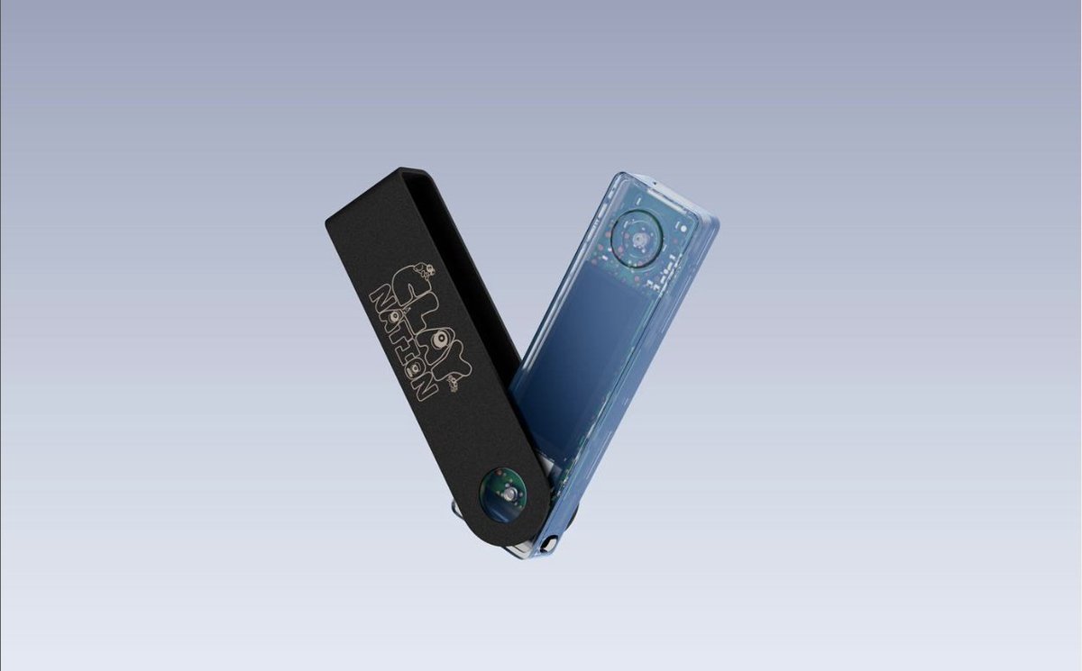 Ledger (@ledger) on Twitter photo If you’re a fan of <a href="/Cardano/">Cardano Community</a> NFTs, you’ve probably heard of <a href="/claymates/">Clay Nation</a>.
As part of our partnership with Clay Nation, we’re giving away 1 custom Ledger x Clay Nation Nano X!
🧵Scroll down to learn how you can win!👇 If you’re a fan of <a href="/Cardano/">Cardano Community</a> NFTs, you’ve probably heard of <a href="/claymates/">Clay Nation</a>.
As part of our partnership with Clay Nation, we’re giving away 1 custom Ledger x Clay Nation Nano X!
🧵Scroll down to learn how you can win!👇