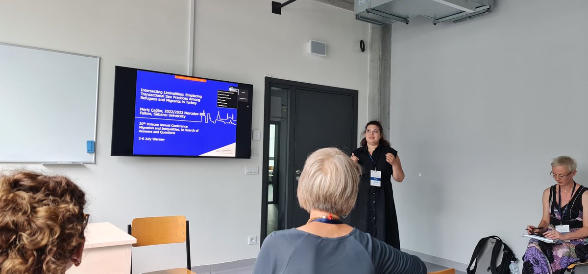 Last day @IMISCOE #IMISCOE2023 
I had amazing time meeting old and new colleagues and hearing about their work. Also so happy to have a chance to share my research on gendered survival strategies and TS in forced migration context