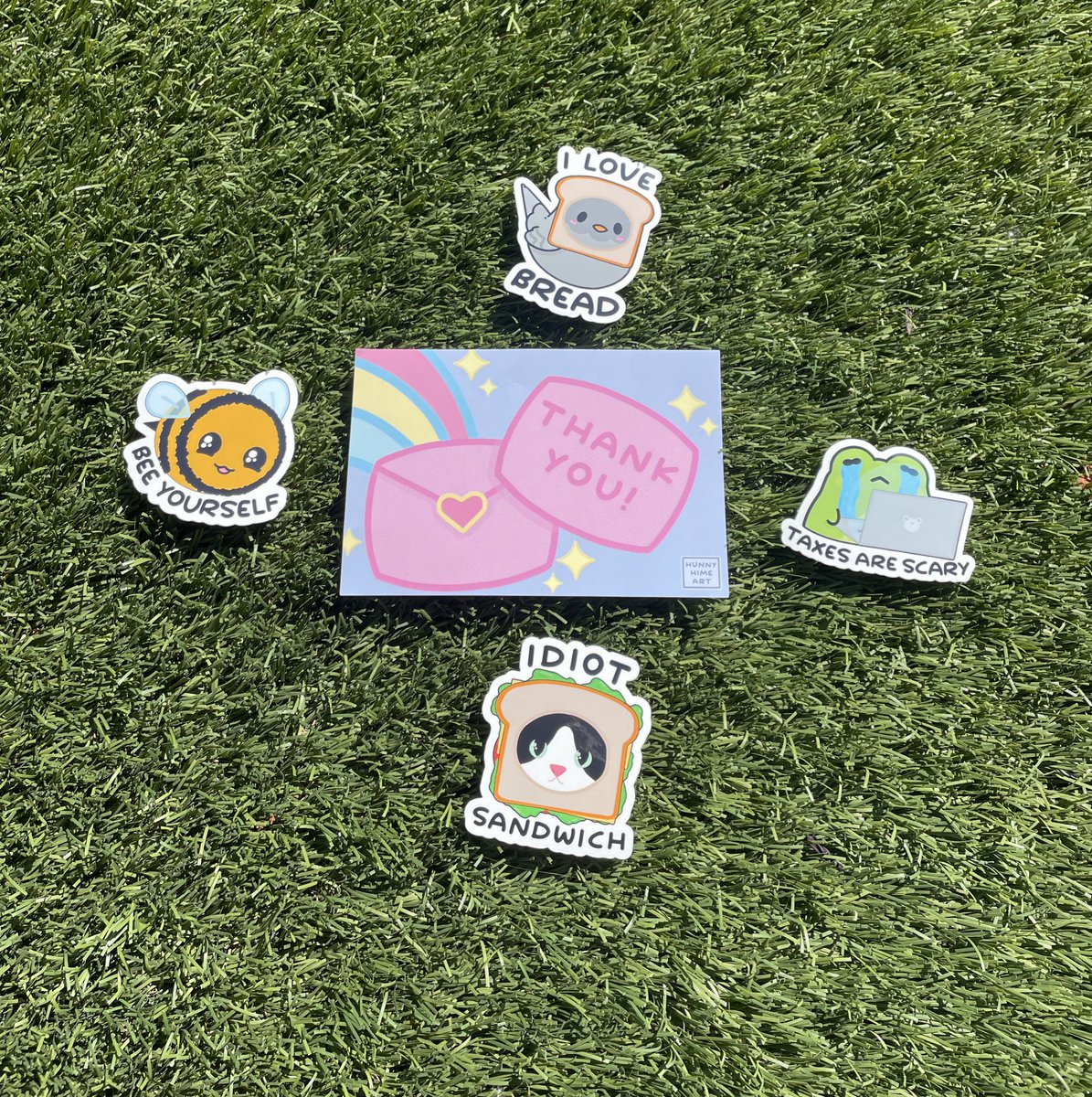 calpicocutiee's tweet photo. y’all my stickers from @hunnyxhime came 🥹 https://t.co/aukNShBtG5