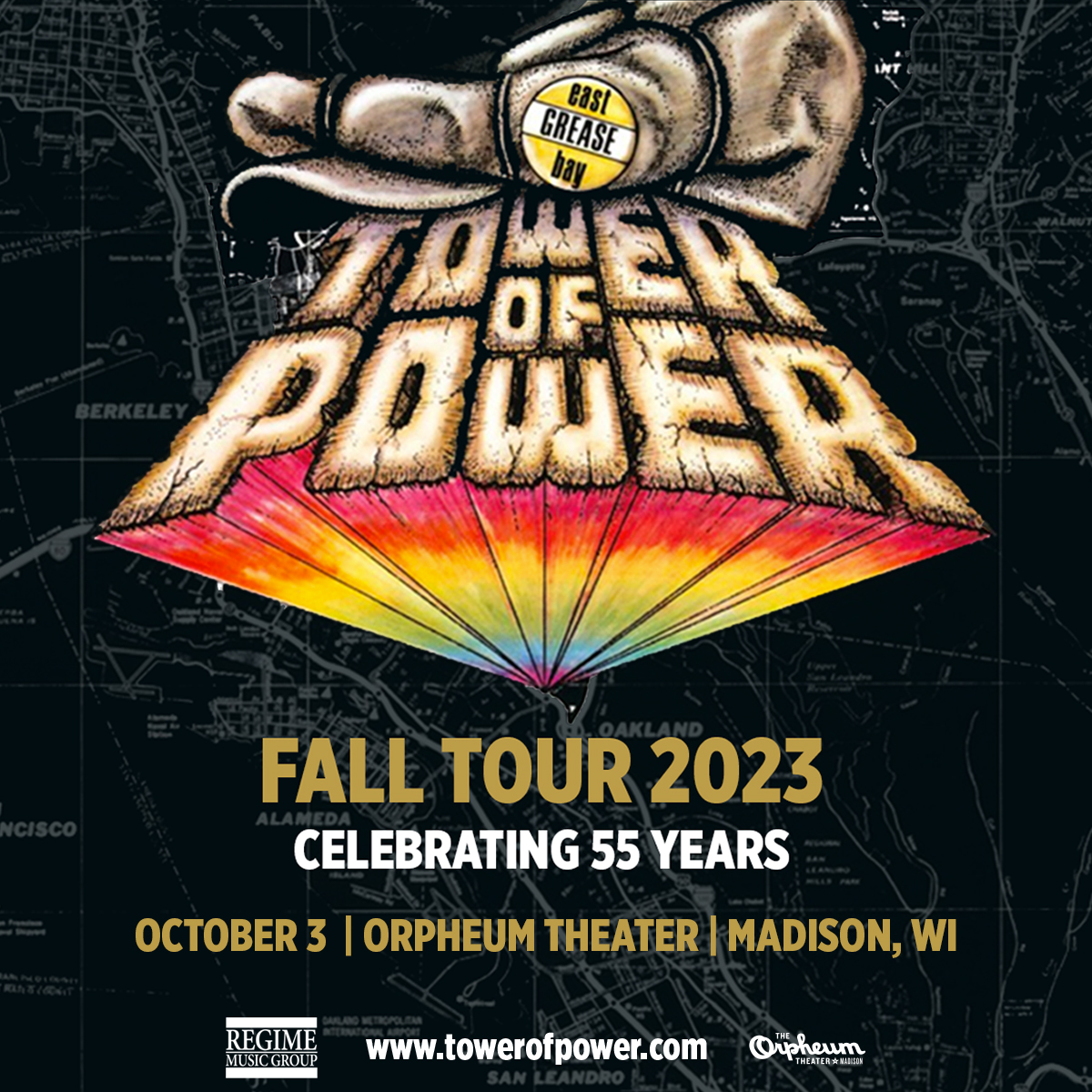 JUST ANNOUNCED ✨
Tower of Power - Celebrating 55 Years    
Tuesday, October 3, 2023 | #MadisonWI             

On sale Friday at 10AM » bit.ly/TowerOfPowerMa…

#TowerOfPower #MadisonWI