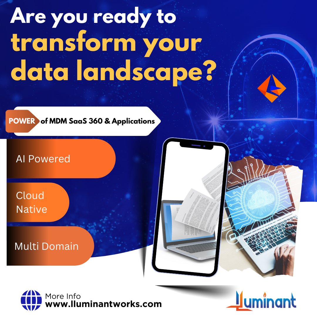 luminant_works's tweet image. Are you in the process of migrating your Infrastructure to the cloud?
#cloudfirst #multihybrid #digitalmodernization #datacatalog #dataintegration #dataquality #datamarketplace #Customer360 #informaticaMDM #mdm #MDMguide #saas360 #MDMapplication #MDMsolution #MDMmodernization