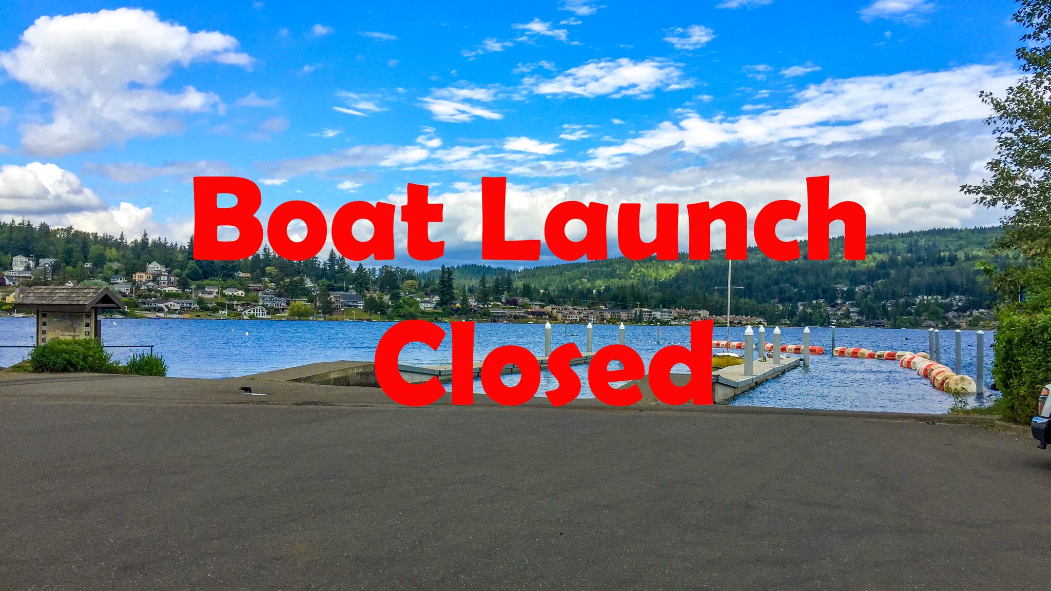 Bellingham Parks & Recreation on Twitter "BOAT LAUNCH CLOSED TODAY The