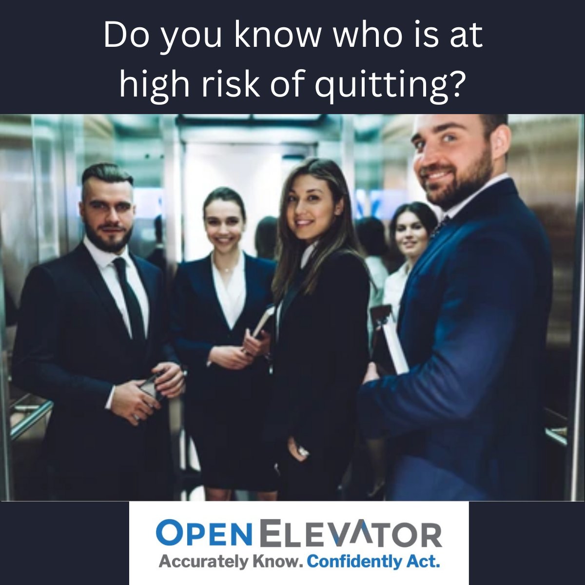 OpenElevator's tweet image. With OpenElevator’s proprietary algorithm employers KNOW their teams like never before.
Including which employees are at highest risk of quitting and why and what to do to make them stay.

Book a discovery call: calendly.com/openelevator/3…

#management #business #hiring #hr #ceo