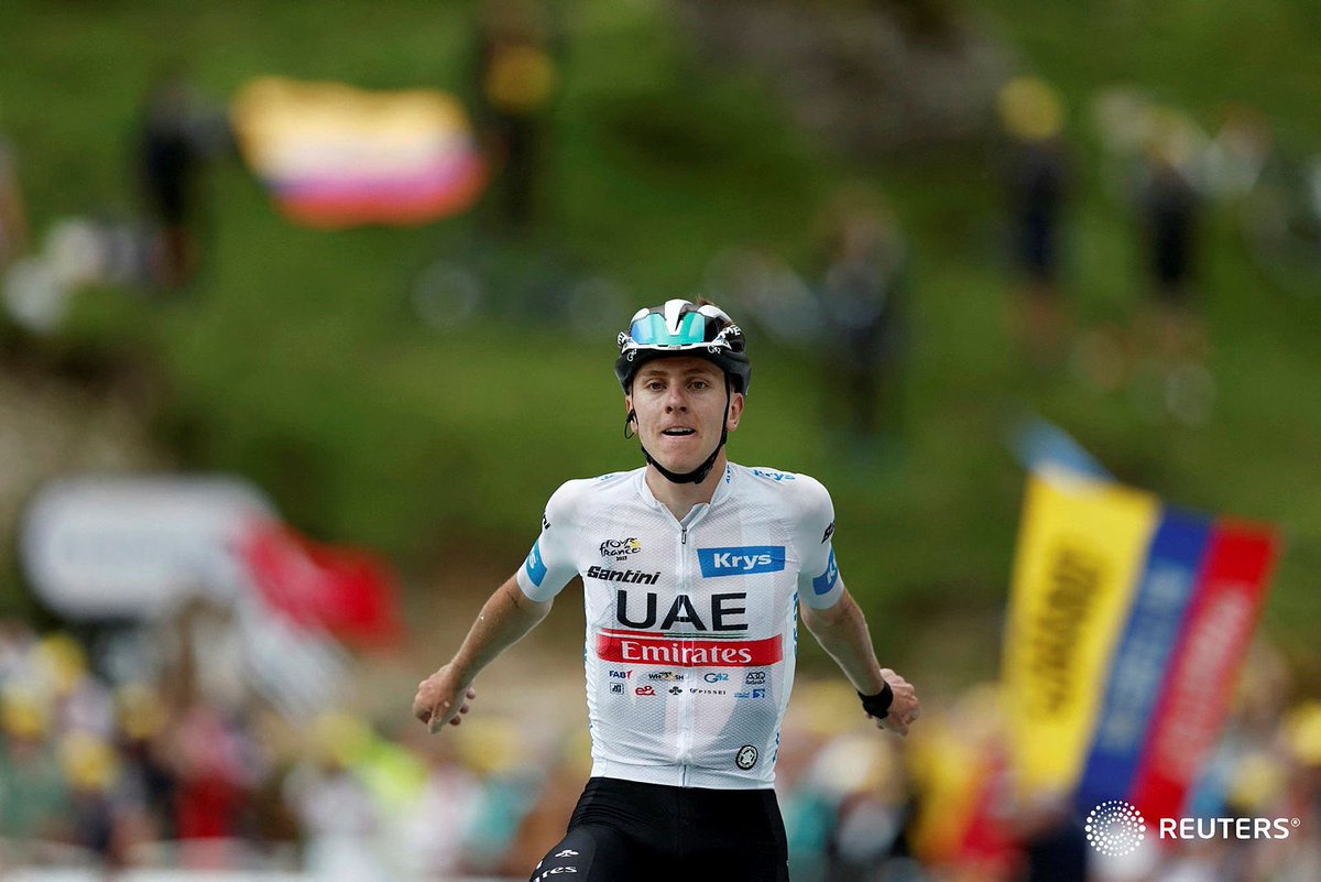 sandra_auger's tweet photo. Cycling - Tour de France - Stage 6 - Tarbes to Cauterets-Cambasque - France - July 6, 2023. #reuters #TourDeFrance2023 #TdF2023 #cycling @reuterspictures 📸@benoit_tessier @stephanemahe https://t.co/Ypicrt2bTb