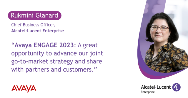 AstridKrupicka's tweet photo. @ALUEnterprise representatives were honoured to connect with Avaya’s community at Avaya ENGAGE 2023, where attendees enjoyed learning more about ALE’s world-class solutions and continued alliance with the global communications leader.... https://t.co/haDexXpf6a https://t.co/ql0sMKPjFy