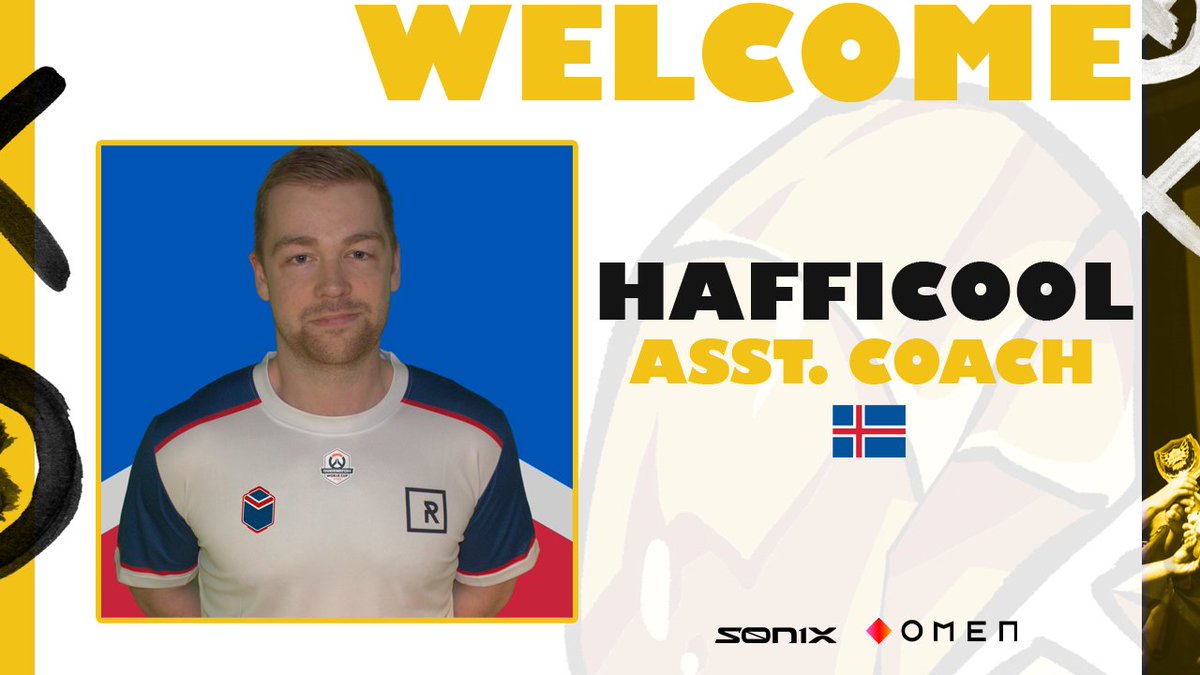 Last but not least, @Hafficool is joining us as Assistant Coach for this Contenders season! Velkominn 🇮🇸