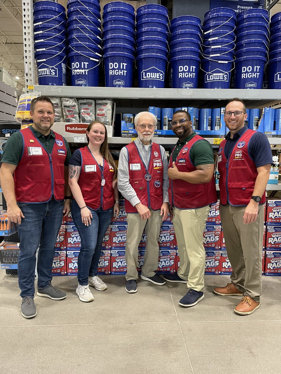 24 years with Lowe’s and tomorrow Terry retires.  <a href="/SamSegrist/">sam segrist</a> and I worked with Terry over 17 years ago and he never stopped being an asset to the company. Well done sir and congratulations on retirement!
<a href="/SamSegrist/">sam segrist</a> <a href="/shanejthompson/">Shane Thompson</a> <a href="/JeremyNeel62230/">Jeremy Neely</a> <a href="/KenStraderR21/">Ken</a> <a href="/R21NikkiB/">Nikki Boomershine</a>