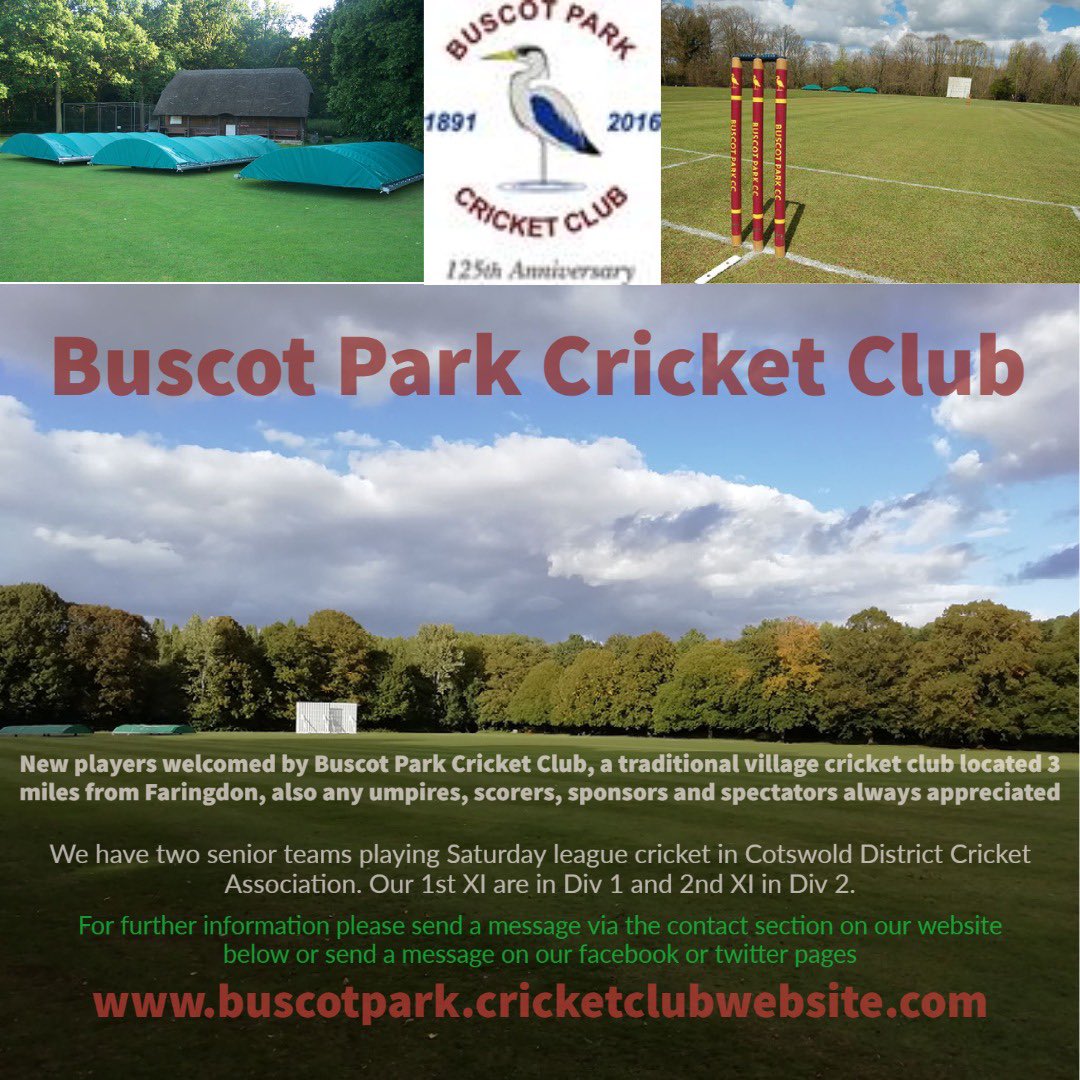 Buscot Park CC (c) tweet media