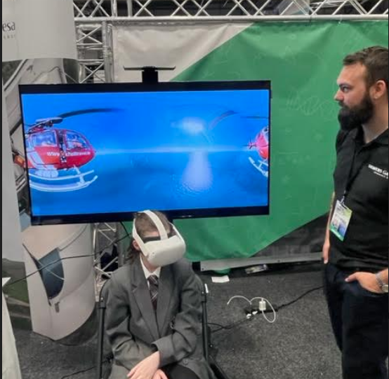 CareersPontHigh's tweet photo. We got to explore four zones... Space, Technology / Cyber Security, Manufacturing, Environment and Energy. Meeting many companies raised the awareness of STEM work as a career. #inspired
#STEMFest23 @PontHigh @PontSci @rtcstem https://t.co/SjfujLGpsp