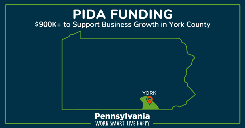 PADCEDnews's tweet photo. 📢 Two new projects in York County have just been approved for nearly $1M in PIDA loans. Learn how this loan program is helping to generate new business growth and create new jobs in the Commonwealth. ⬇️ #DCEDFunding