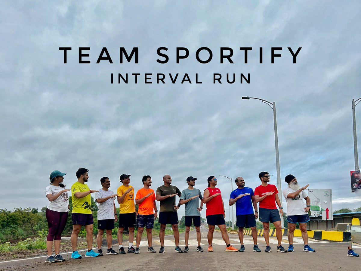vijay_running's tweet photo. Interval Running with Team 🏃🏻♂️🏃🏻♀️
@brooksrunning @Strava @Garmin @TrueREVO #teamsportify #getsetsportify #running #vijayrunning #intervalrunning https://t.co/9q9pHnGVDg