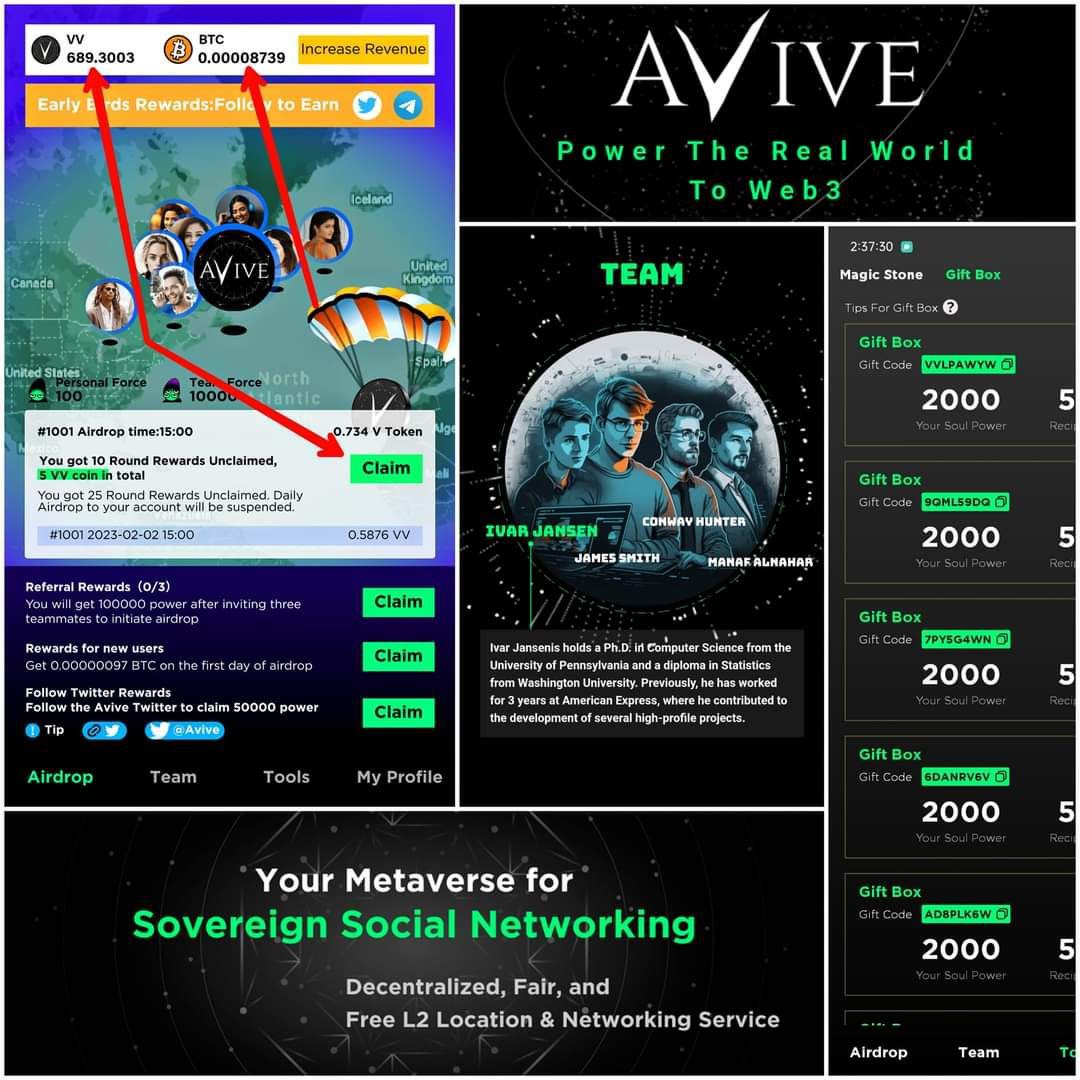 CryptoMinersW's tweet photo. 🟠 Avive Mining App Biggest Good news
Avive On Fire 😲😲
🔻Biggest Update Soooon 🔥🔥
👇👇👇
📣Soon launch Own Decentralized Blockchain and Wallet - #AviveChain
Sign-up here:🔻
https://t.co/CtoPJ8qgET
AVIVE FULL ANALYSIS-🔻
https://t.co/TMp6yh3OA7 https://t.co/wM2NBwZVih