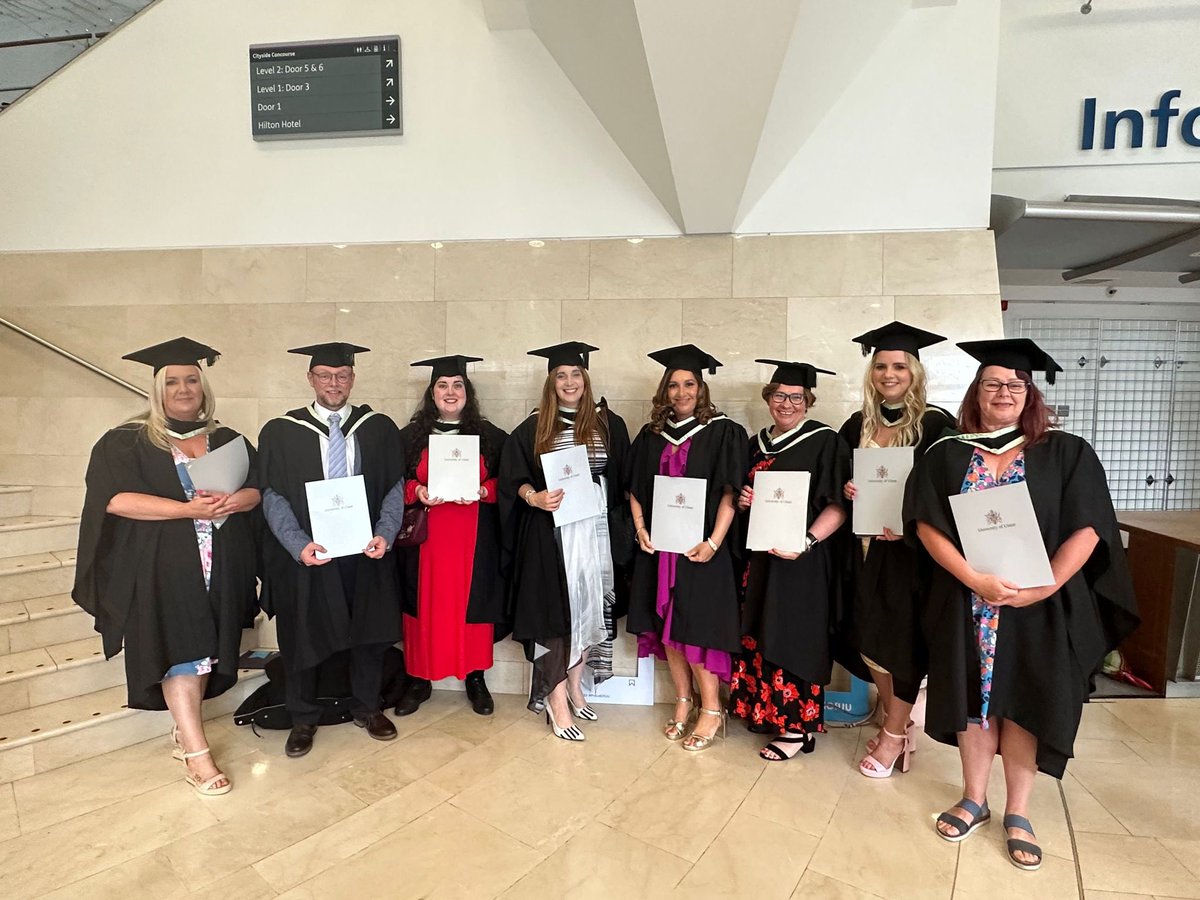 I graduated today with the best bunch of people in social enterprise or as my fellow student Niamh said “business with a heart” now off to celebrate with the family. #socialenterprise #keeplearnin #ulsteruni
