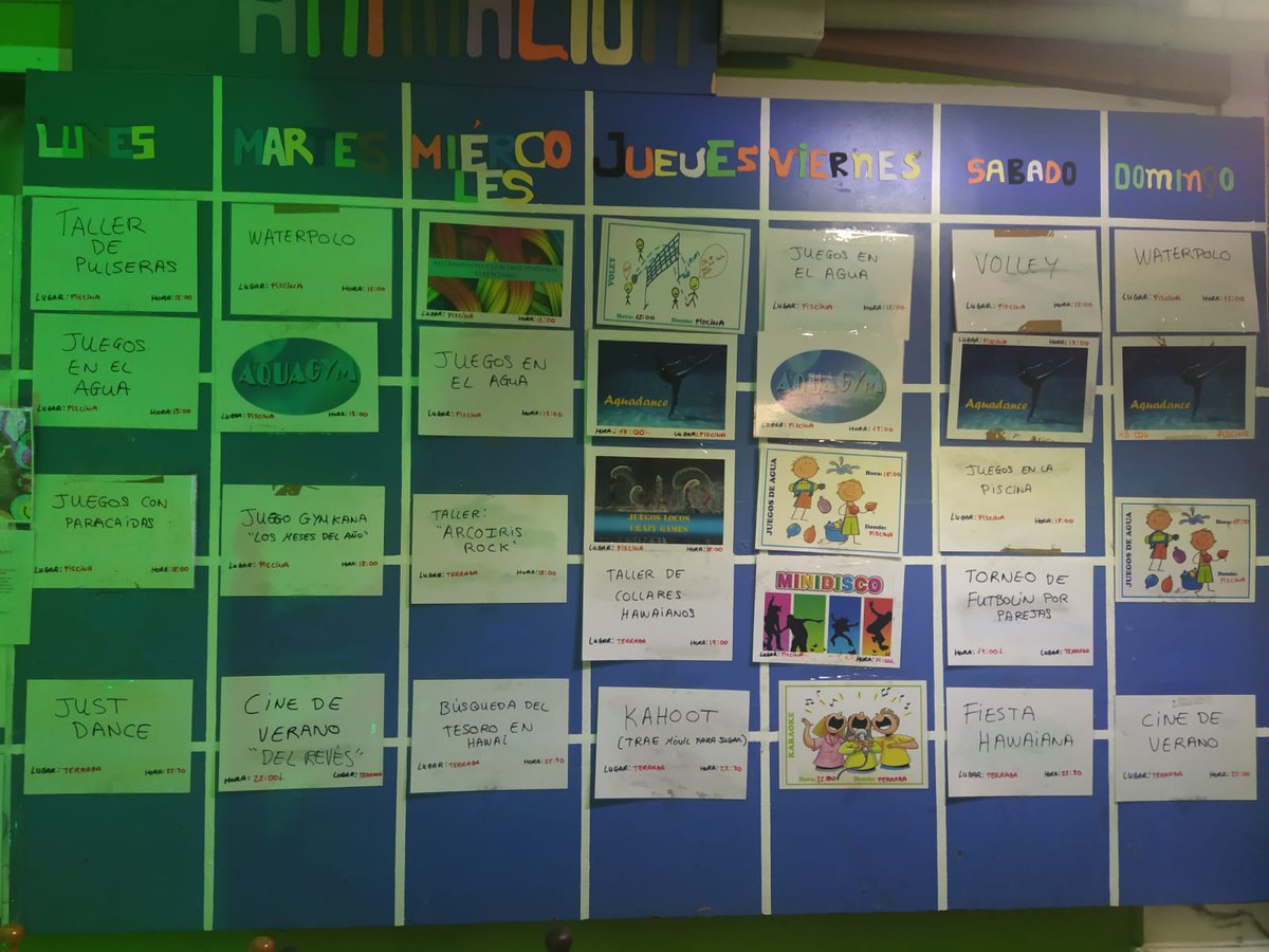 Las actividades de esta semana. Madrid Arco Iris, ¡VERANO FELIZ! 😍

#escapadaMadrid #actividadesEnMadrid #Animación #Splash #PromociónVerano #bungalows #Suites #turismoMadrid #Madrid #Naturaleza #CampingMadrid #BusCampingMadrid @CampingMadridArcoIris @RestauranteMadridArcoIris