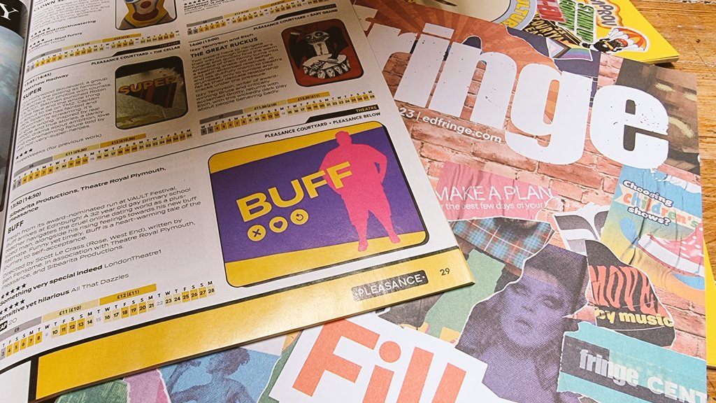 sibearita's tweet image. It's getting real! Three weeks until we take @BuffTheplay to @edfringe! 🤩🤩🤩 #edfringe #launchparty