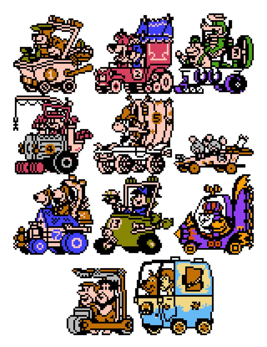 Fender Bender 500 for the NES
#hannabarbera #fenderbender500 #wackyraces