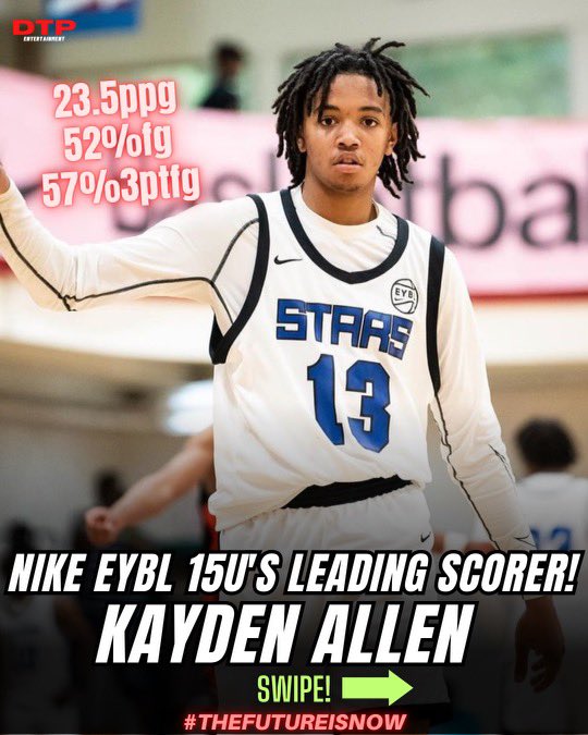 __kaydenallen__'s tweet photo. “After just 2 games at Peach Jam, C/O 2026 Kayden Allen has been virtually UNGAURDABLE‼️
Allen is one of the TOP players in the class of 2026 and continues to prove that with his performances here in Augusta🍑”
19 points vs TTO
28 points vs Durant
22 points vs New Heights https://t.co/icdRX3MFcj