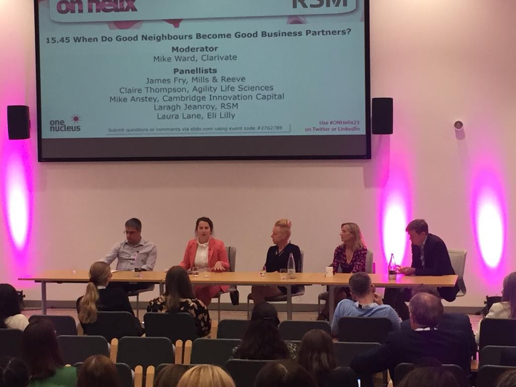 "60% of the drugs launched by Lily in the last 10 years came from partnerships &amp; external innovation. <a href="/EliLillyandCo/">Eli Lilly and Company</a> is the pharma company with the largest market cap in the world"
Yet more insights coming from #ONHelix23 <a href="/OneNucleus/">One Nucleus</a>