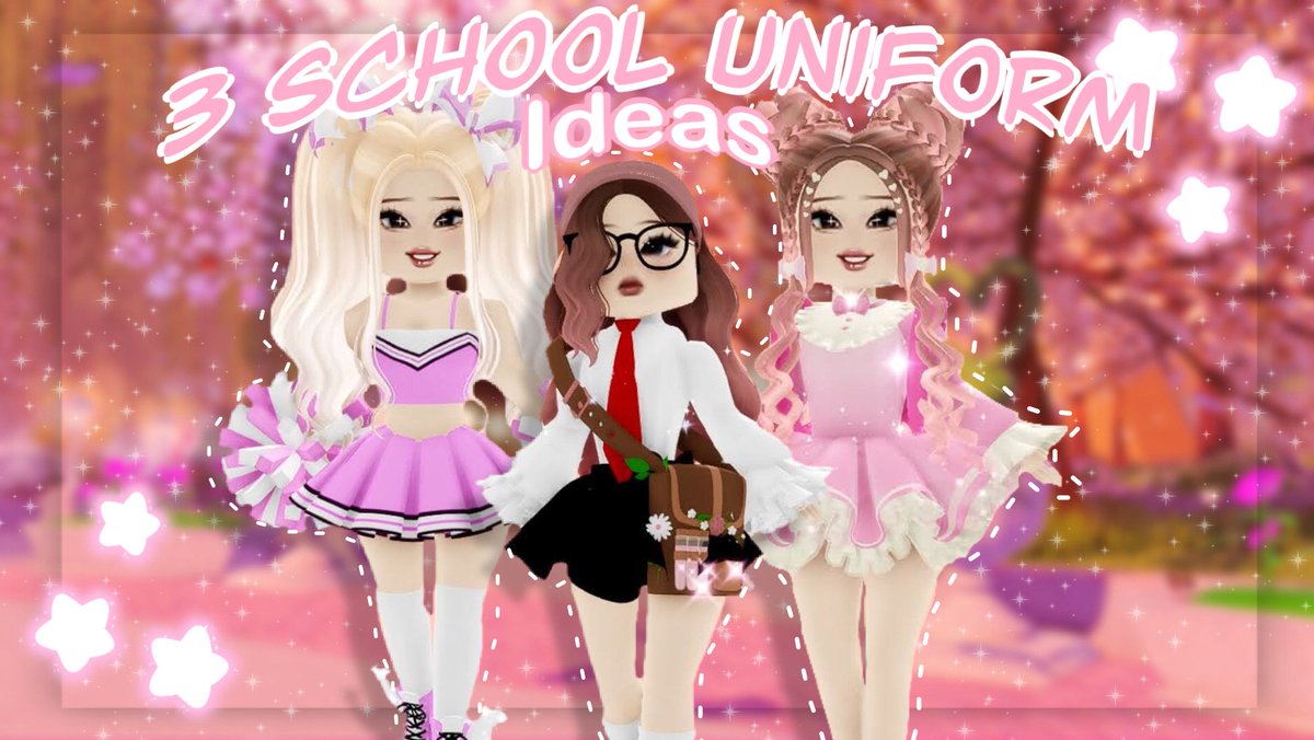 BabieBunniRH's tweet photo. Here is some of my Uniform Outfit Ideas for the new school!
#royale #royalehigh #rh #newschool #outfits #outfithacks #outfitideas

https://t.co/ecdealCDYF https://t.co/zQ75j7j6Q5