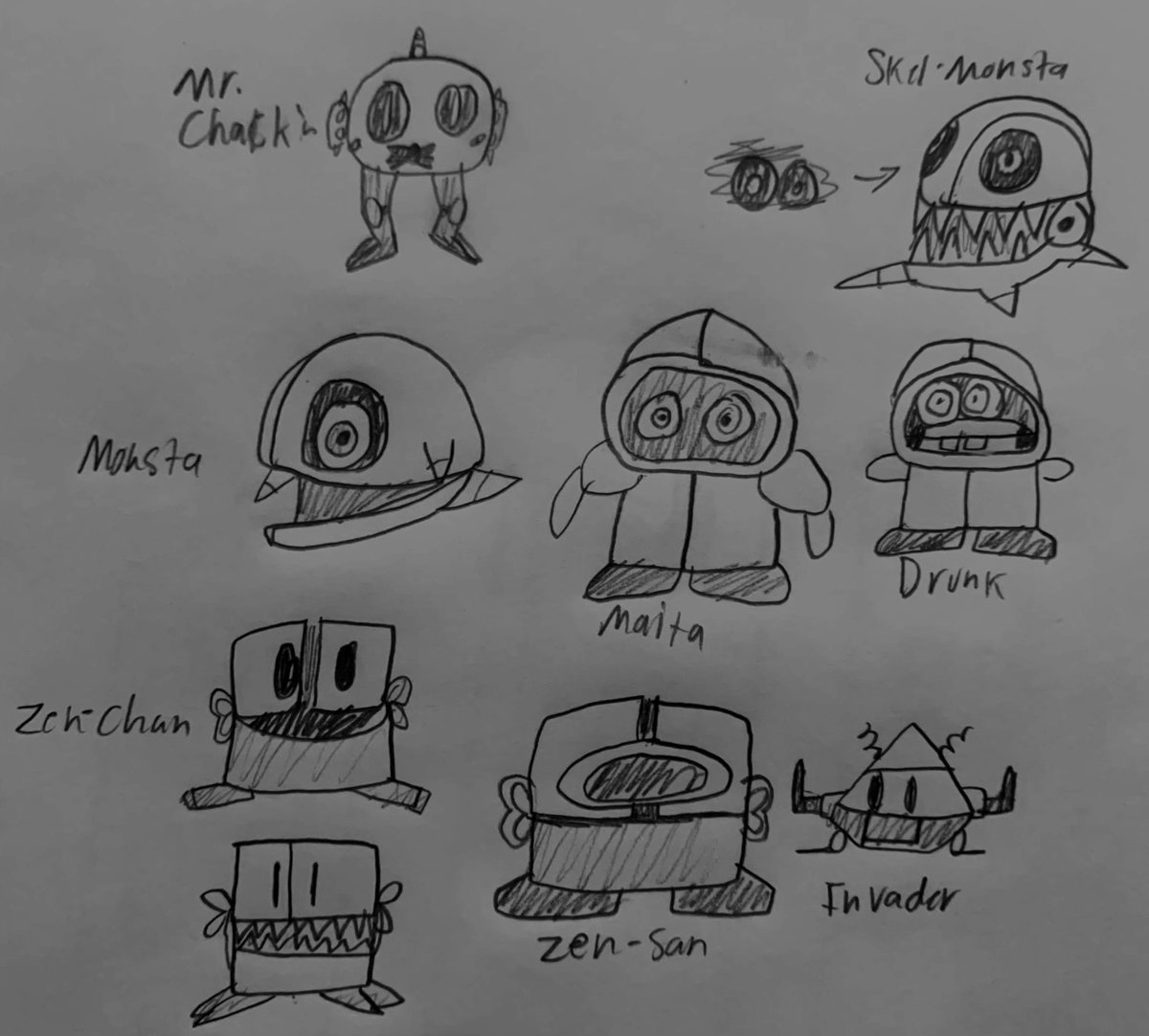TwistyCoily's tweet photo. #fnaf #chipperandsons #bubblebobble #chacknpop https://t.co/Et5InAeili