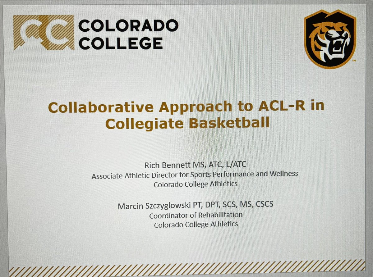 Final touches, almost ready to go! 
<a href="/cctigersportmed/">Colorado College Sports Med</a>