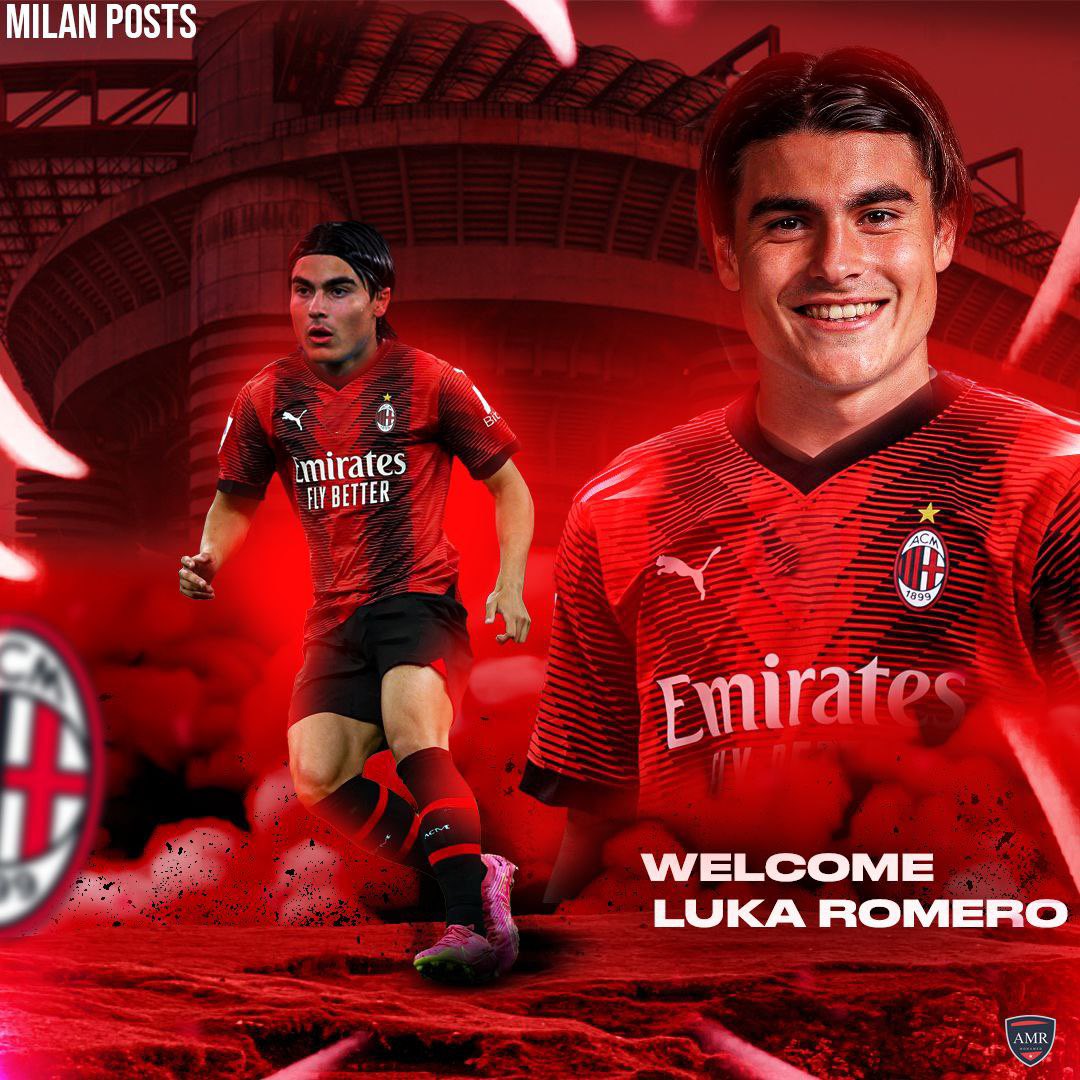 Milan Posts on Twitter: "? WELCOME LUKA ROMERO ?⚫️  https://t.co/5OOV5mAD2Y" / Twitter