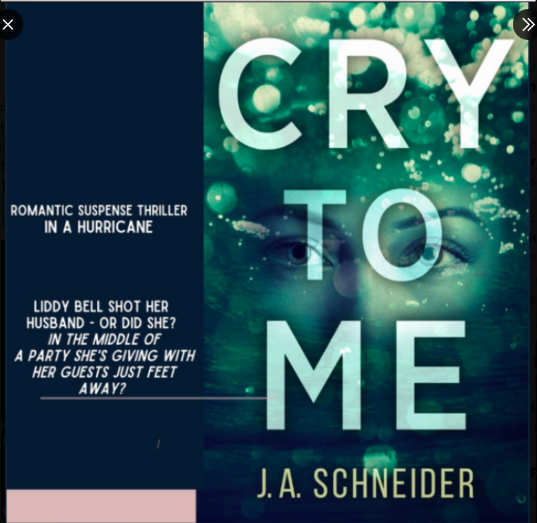 She shot her husband-or DID she? During a party with guests just feet away?
Five people - 1 who might be a killer - are trapped in a house at night, without power IN A HURRICANE. getbook.at/CryToMe #Thriller #PsychologicalThriller #Kindle #WritingCommunity #bookstagram