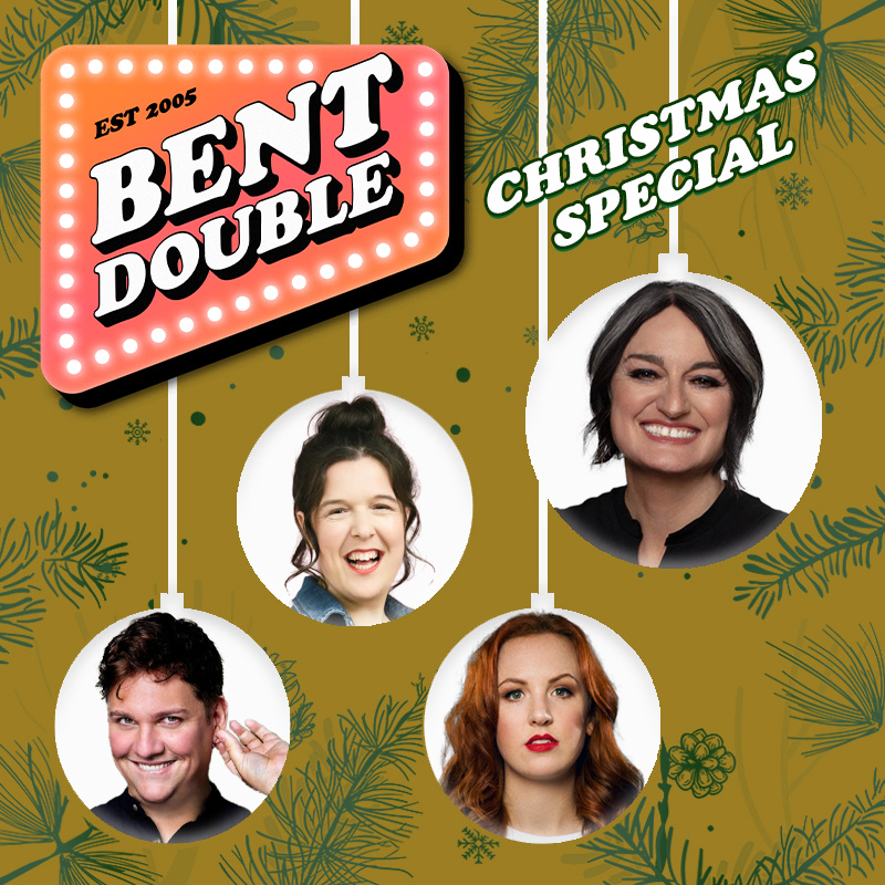 On sale! Bent Double, Sun 3rd Dec!

Bent Double returns for a very special Christmas Edition! A gay-friendly, irreverent night of fun and frolics hosted by the brilliant <a href="/zoelyons/">Zoe Lyons</a> and featuring @josierones, <a href="/CatherineBohart/">Catherine Bohart</a> and <a href="/danecomedian/">Dane Buckley</a>

Tickets here👉bit.ly/3riOGWd