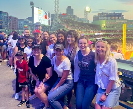 Excited to share a @RedSox win with our @CSPH_BWH family. An early welcome to our new research fellows starting next week!