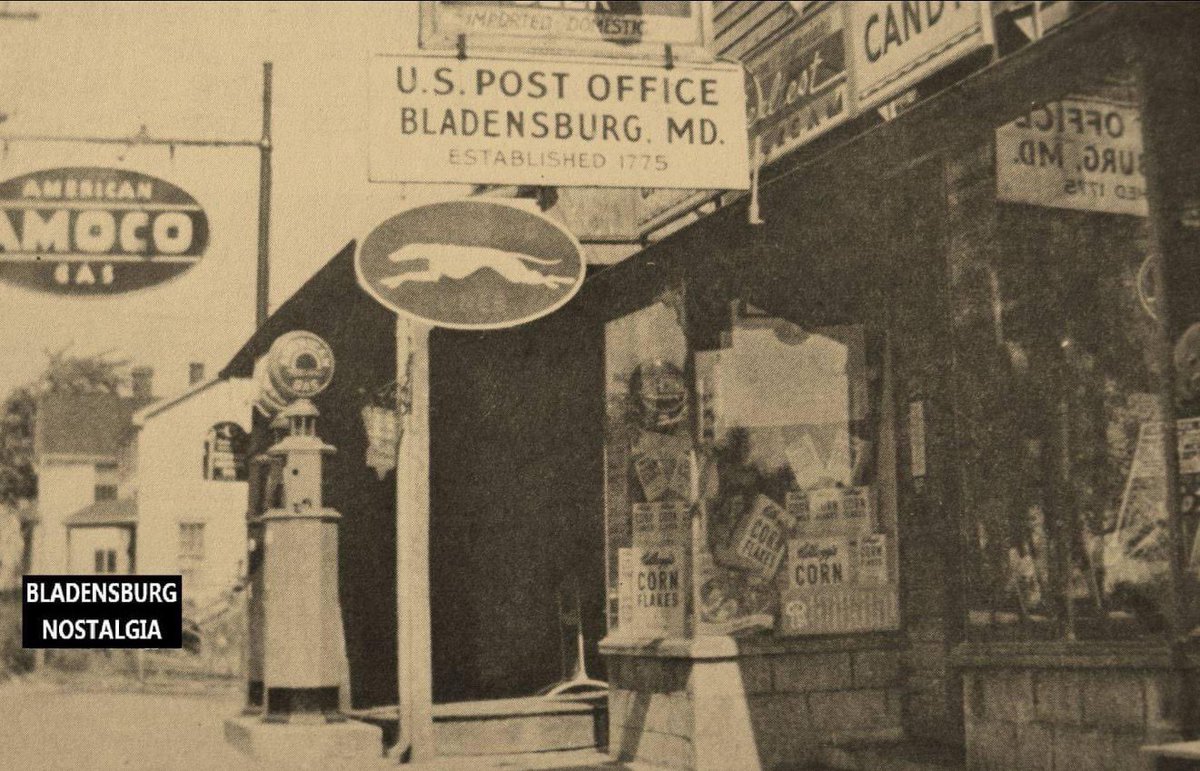 #ThrowbackThursday Fun Fact: on July 26, 1775, the first U.S. post offices in Maryland were established in Bladensburg, Annapolis, Baltimore, Charlestown, Chestertown, Easton, George Town, Harford, Queens Town, and Upper Marlboro. 

#Bladensburg 
📸: Bladensburg Nostalgia