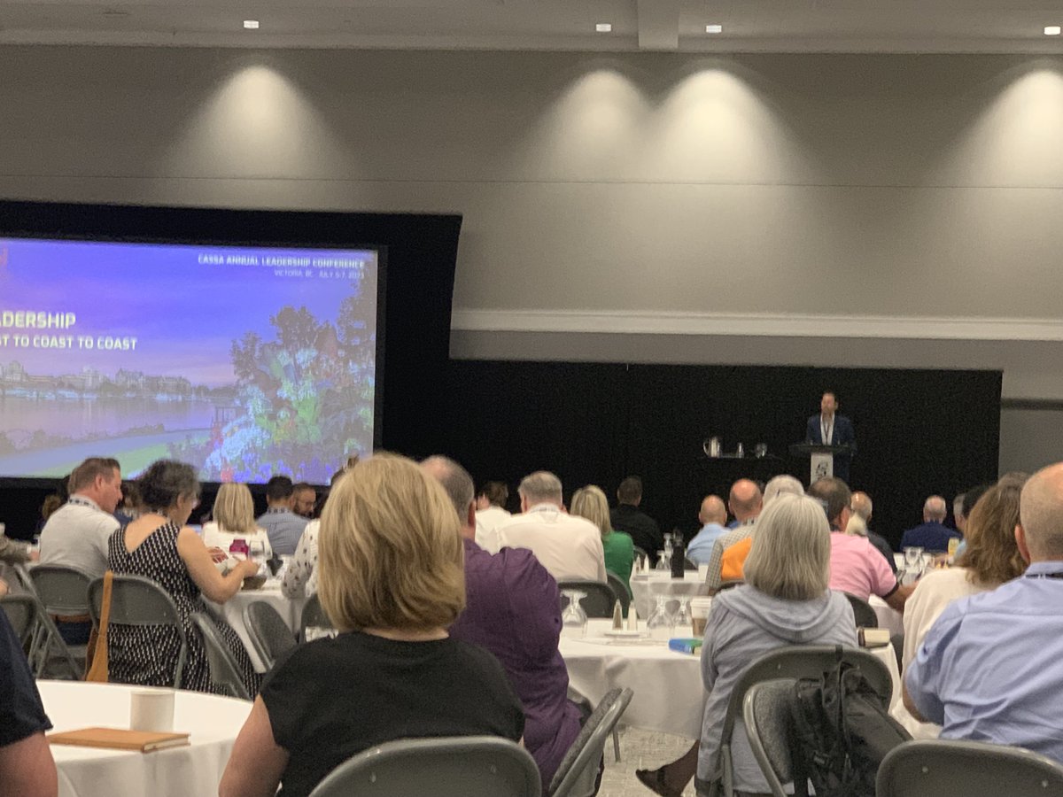 Leadership Coast to Coast to coast <a href="/cassaacgcs/">CASSAACGCS</a>  #CASSA2023 - #truthandreconciliation  "We need to be part of the change."  "We need allies, not saviours." This is a big social problem and we need to actively be part of the solution. We need to collaborate. <a href="/StoboSniderman/">Andrew Stobo Sniderman</a>