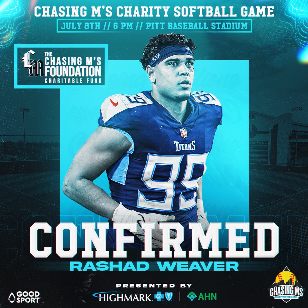 CMsCSoftball's tweet photo. ‼️🥎 @RashadWeaver IS CONFIRMED FOR THE CHASING M’S FOUNDATION CHARITY SOFTBALL GAME‼️🥎 Be sure to click the link in the bio to get your tickets while they’re available!👀🎟️ https://t.co/sAxBCTFJUu