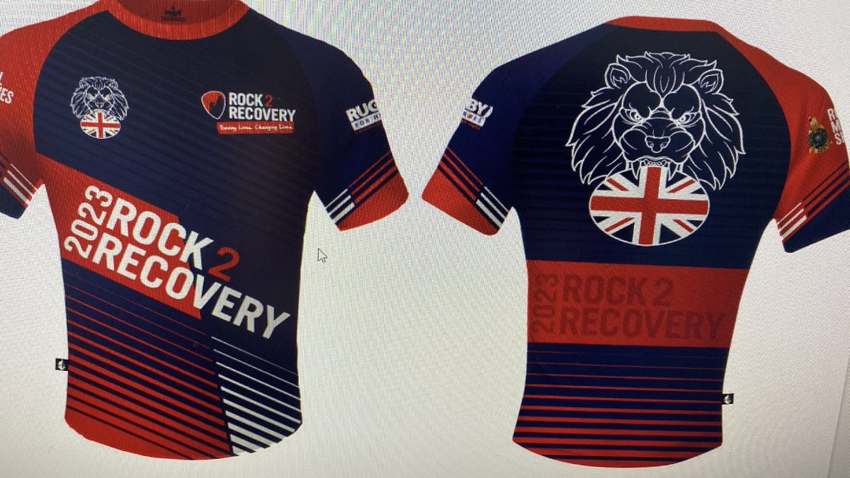 AFLegendsRugby's tweet photo. Massive thanks to @KitWorldSW and @Rock2Recoveryuk for supplying this years kit for our game against @Rugbyforheroes on 15th July at @albion it looks fantastic! https://t.co/O25anaVfM9