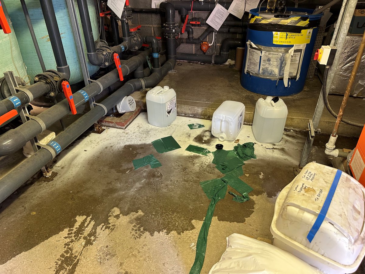 We don't just do fires. 🔥 Earlier this week, we were training for a chemical spill. Our role is to make the chemicals safe to avoid any impact on the environment and decontaminate anyone affected.